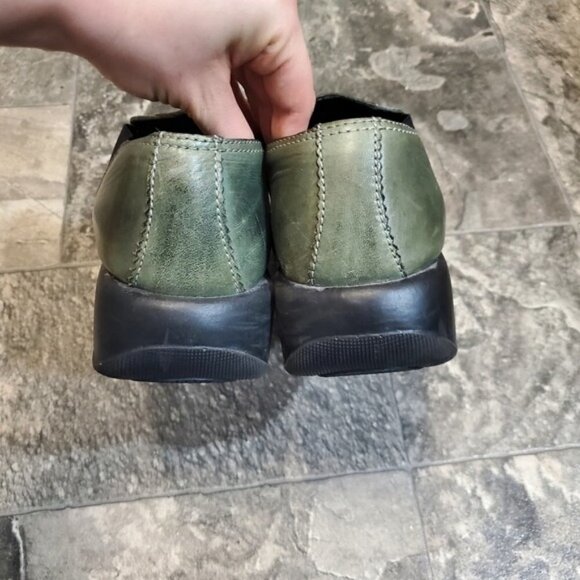 Vintage 90s y2k Dansko Acadamia Grunge Punk Lolita Platform Slip-on Loafers 41 - Picture 5 of 9